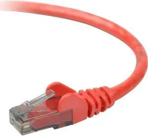 Belkin A3L980b25-RED-S 25 ft. Cat 6 Red Snagless Network Patch Cable