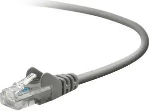 Belkin A3L791b25-S 25 ft. Cat 5E Gray Patch Cable