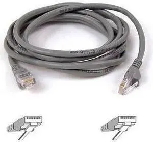Belkin A3L791-01 1 ft. Cat 5E Gray Network Cable