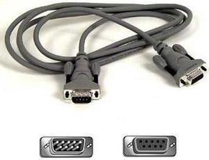 BELKIN 6 ft. CGA/EGA Monitor or Serial Mouse Extension Cable F2N209-06-T