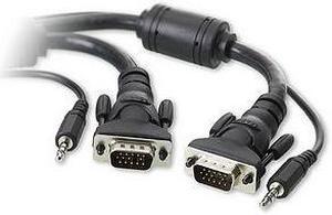 Belkin F3X1982-10 10 ft. HD-15 Male to HD-15 Male With 3.5mm Audio Cable