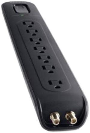 BELKIN BV107030-04-BLK 4 ft 7 Outlets Surge Suppressor with Telephone Protection