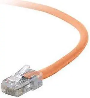 Belkin A3L791-12-ORG 12 ft. Cat 5E Orange Shielded Cat5E Patch Cable RJ-45M / RJ-45M