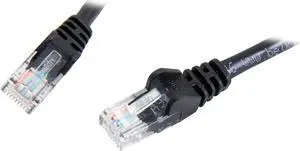 Belkin A3L791B14-BLK-S 14 ft. Cat 5E Black Patch Cable CAT5e RJ-45M / RJ-45M