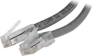 Belkin A3L791-04 4 ft. Cat 5E Gray Patch Cable CAT5e RJ-45M / RJ-45M