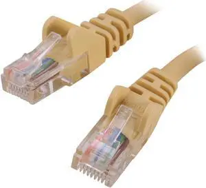 Belkin A3L791-06-YLW-S 6 ft. Cat 5E Yellow Patch Cable CAT5e RJ-45M / RJ-45M