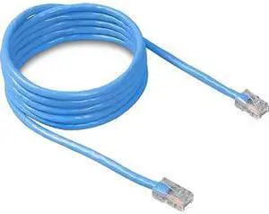 Belkin A3L781-01-BLU 1 ft. Cat 5E Blue Patch Cable CAT5e RJ-45M / RJ-45M