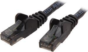 Belkin A3L980-06-BLK-S 6 ft. Cat 6 Black Patch Cable CAT6 Snagless RJ-45M / RJ-45M