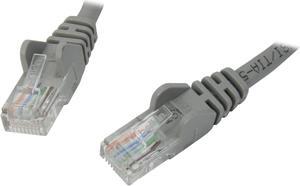 Belkin A3L791-15-S 15 ft. Cat 5E Gray Patch Cable CAT5e Snagless RJ-45M / RJ-45M