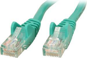 Belkin A3L791-05-GRN-S 5 ft. Cat 5E Green Patch Cable CAT5e Snagless RJ-45M / RJ-45M
