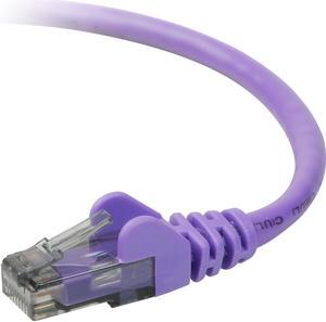 Belkin A3L980-05-PUR-S 5 ft. Cat 6 Purple UTP Patch Cable