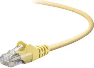 Belkin A3L980-25-YLW-S 25 ft. Cat 6 Yellow UTP Patch Cable