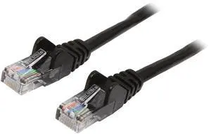 Belkin A3L791B25-BLK-S 25 ft. Cat 5E Black Patch Cable