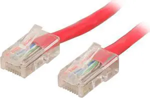 Belkin A3L791-03-RED 3 ft. Cat 5E Red LAN UTP RJ45M/RJ45M CAT5E Patch Cable 4PAIR