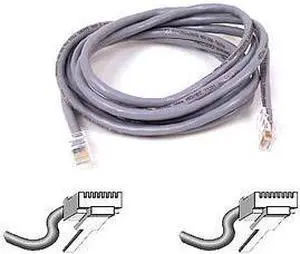 Belkin  A3L791-25-P 25 ft. Cat 5E Gray CAT5e PLENUM PATCH CBL RJ45M/RJ45M
