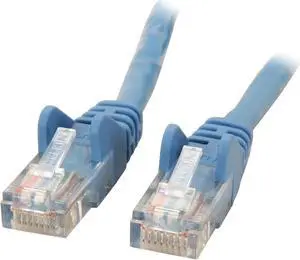 Belkin A3L791-08-BLU-S 8 ft. Cat 5E Blue UTP RJ45M/RJ45M Snagless  Patch Cable