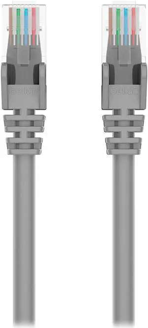 Belkin A3L980B50-S 50 ft. Cat 6 Gray UTP RJ45M/RJ45M Snagless  Patch Cable