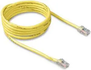 Belkin A3L781-03-YLW 3 ft. Cat 5E Yellow RJ45M/RJ45M Patch Cable