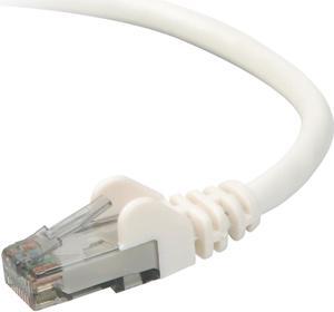 Belkin A3L980-06-WHT-S 6 ft. Cat 6 White UTP RJ45M/RJ45M Snagless  Patch Cable