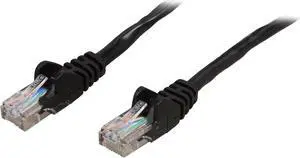Belkin A3L791B07-BLK-S 7 ft. Cat 5E Black UTP RJ45M/RJ45M Snagless  Patch Cable