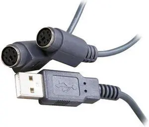 IOGEAR Model GUC10KM 16.5" PS/2  to USB Adapter for keyboard/ mouse