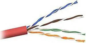 Belkin A7L504-1000-RED 1000 ft. Cat 5E Red UTP Bulk Patch Cable