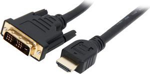 Belkin F2E8242B06 6 ft. Black 1 x HDMI Male to 1 x DVI Male HDMI to DVI Cable Male to Male