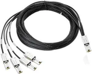 HP 13.12 ft. External 1 Mini-SAS to 4 Mini-SAS Cable Model AN976A
