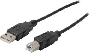 Coboc 10 ft. USB 2.0 A Male to B Male Cable (Black)