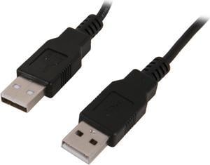 Coboc 6 ft. USB 2.0 A Male to A Male Cable (Black)