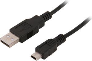 Coboc 3 ft. USB 2.0 A Male to Mini-B 5-pin Male Cable (Black)