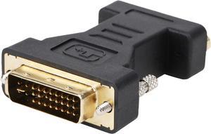 Rosewill EA-AD-DVI2VGA-MF Black Color Dual Link DVI-I(24+5) Male to VGA Female Analog Video Adapter,Gold Plated,M-F