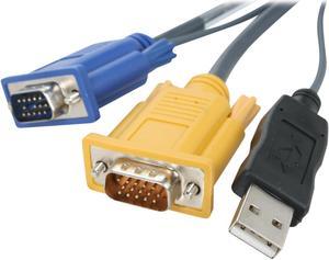 TRIPP LITE 6 ft. USB (2-in-1) Cable Kit for NetDirector KVM Switch B020-Series and KVM B022-Series, 6-ft. P776-006