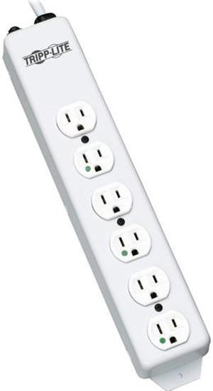 Tripp Lite Medical-Grade Power Strip with 6 Hospital-Grade Outlets, 15 ft. Cord, NOT for Patient-Care Vicinity – UL 1363 (PS-615-HG)