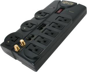Tripp Lite TLP810NET 8 Outlets 3240 Joules 10' Cord with Tel/DSL/Coax Protect It! Surge Suppressor