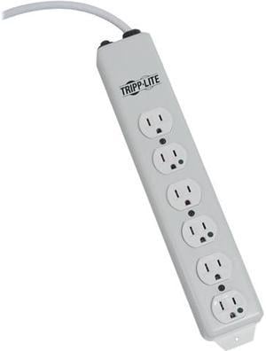 Tripp Lite Medical-Grade Power Strip with 6 Hospital-Grade Outlets, 1.5 ft. Cord, NOT for Patient-Care Vicinity – UL 1363 (PS-602-HG)