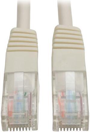 TRIPP LITE N002-005-WH 5 ft. Cat 5E White Cat5e 350MHz Molded Patch Cable