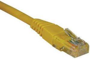 TRIPP LITE N002-005-YW 5 ft. Cat 5E Yellow Cat5e 350MHz Molded Patch Cable