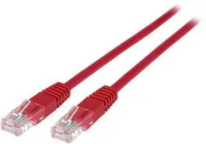 TRIPP LITE N002-007-RD 7 ft. Cat 5E Red Cat5e 350MHz Molded Patch Cable