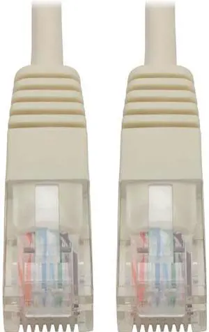 Tripp Lite Cat5e 350MHz Molded Patch Cable (RJ45 M/M) - White, 7-ft. (N002-007-WH )