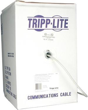 TRIPP LITE N020-01K-GY 1000 ft. Cat 5E Gray Cat5e 350MHz Bulk Stranded PVC Cable