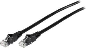 TRIPP LITE N201-005-BK 5 ft. Cat 6 Black Gigabit Snagless Molded Patch Cable (RJ45 M/M)