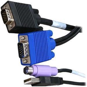 TRIPP LITE 6 ft. PS/2 & USB (2-in-1) KVM Cable Kit for B042-Series KVM Switch P780-006