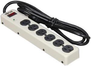TRIPP LITE PM6SN1 6 ft. 6 Outlets 900 Joules Commercial-Grade Surge Suppressor