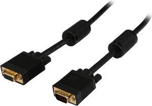 Tripp Lite VGA Coax High-Resolution Monitor Extension Cable with RGB Coax (HD15 M/F), 2048 x 1536 1080p, 25 ft. (P500-025)