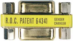 Tripp Lite P150-000 Compact Gold DB9 F/F Gender Changer