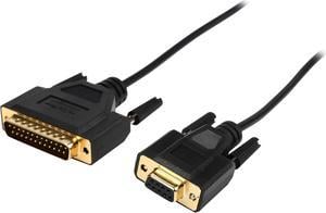 Tripp Lite Model P456006 6 ft Null Modem DB9F to DB25M Gold Cable Female to Male