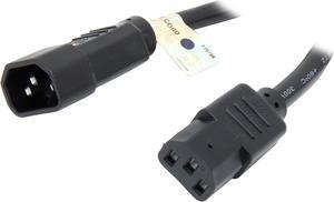 Tripp Lite Model P005-002 2 ft. Heavy-Duty 14AWG Power cord (IEC-320-C13 to IEC-320-C14)