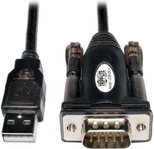 Tripp Lite Model U209-000-R 5 ft. USB to Serial Adapter (USB-A Male to DB9M) Male to Male