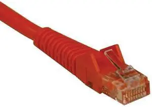 TRIPP LITE N201-020-OR 20 ft. Cat 6 Orange Gigabit Snagless Molded Patch Cable